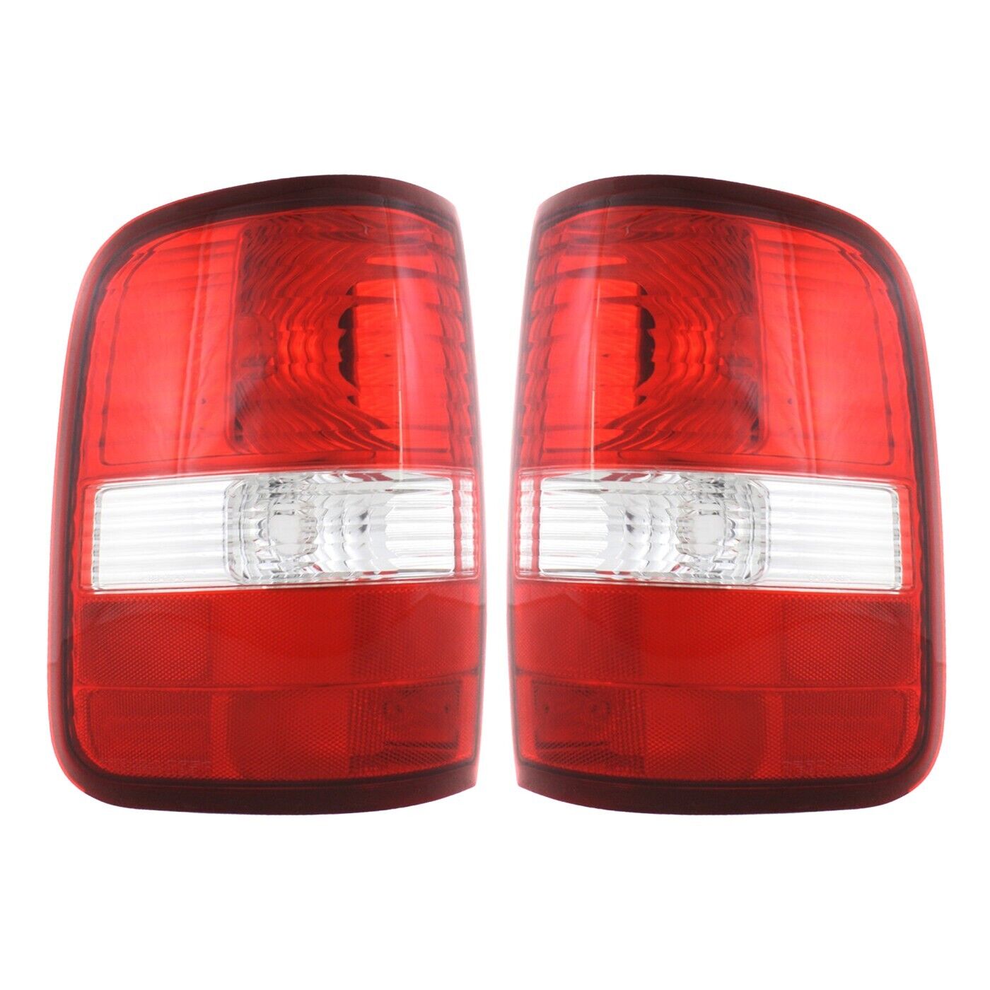 Tail Light Set For 2004-06 Ford F-150 Driver and Passenger Side Lens and Housing