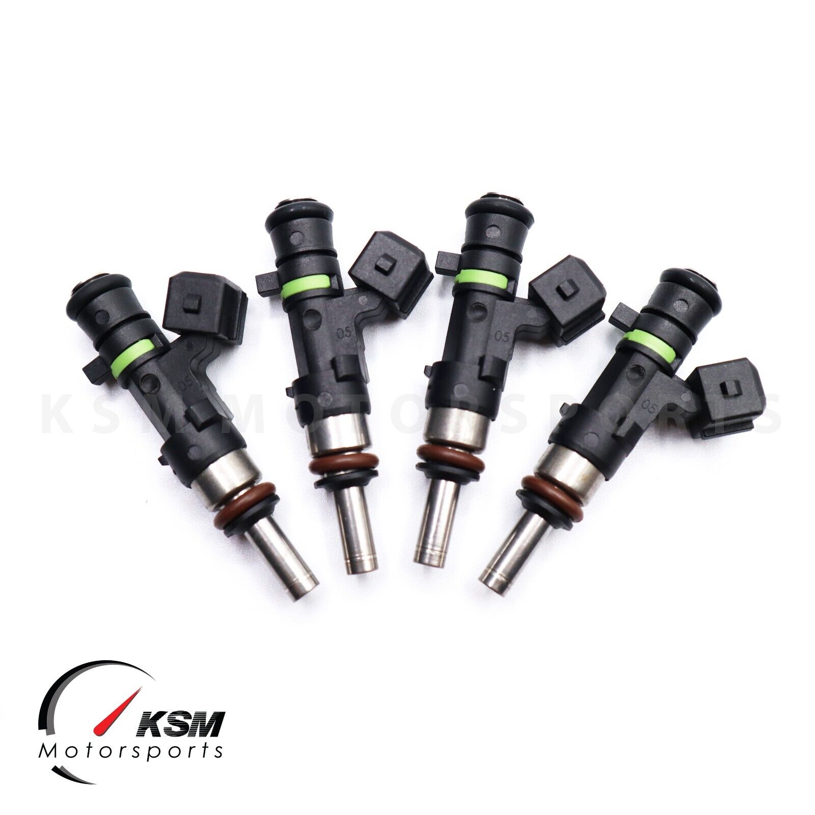 4 x 390cc Fuel Injectors Uprated for Abarth 500 595 695 fit Bosch 0280158124