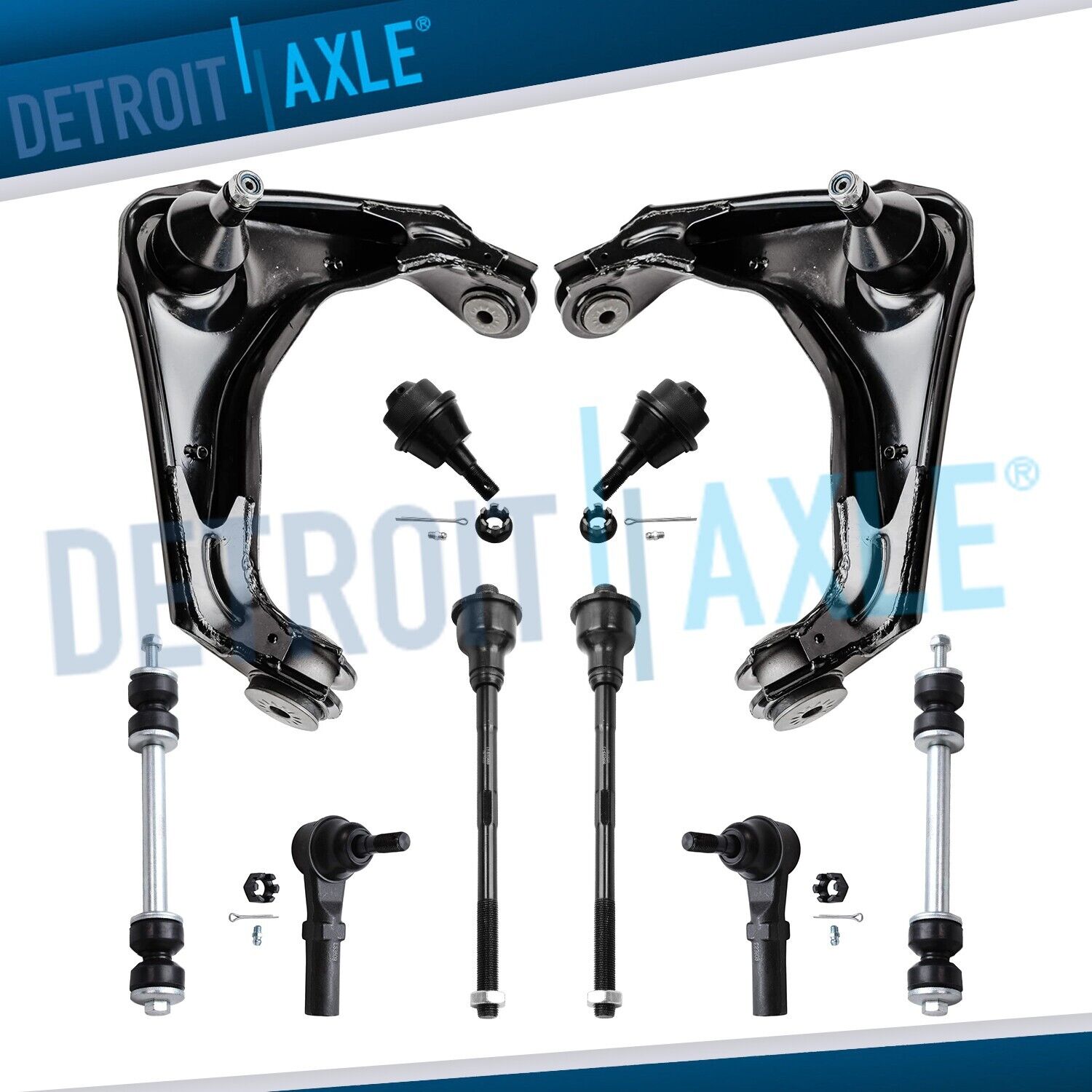 Front Upper Control Arm Ball Joints Sway Bars for Chevy Avalanche GMC Yukon XL