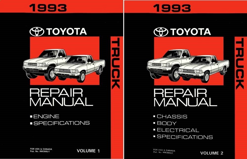 1993 Toyota Truck Shop Service Repair Manual