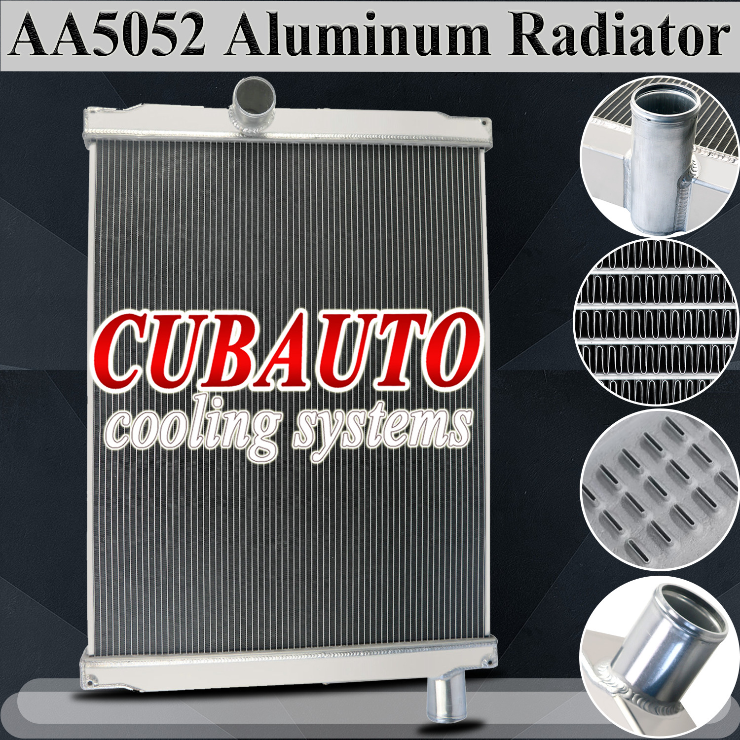 3 Row Aluminum Radiator For 2003-2010 09 International 8600 9200i 9400 9900