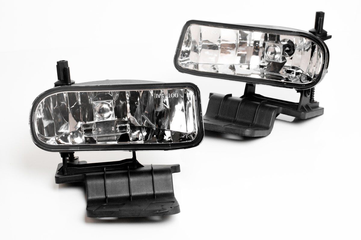 Fog Lights Driving Lamps Pair Set For 99-02 Chevrolet Silverado1500 2500 Tahoe