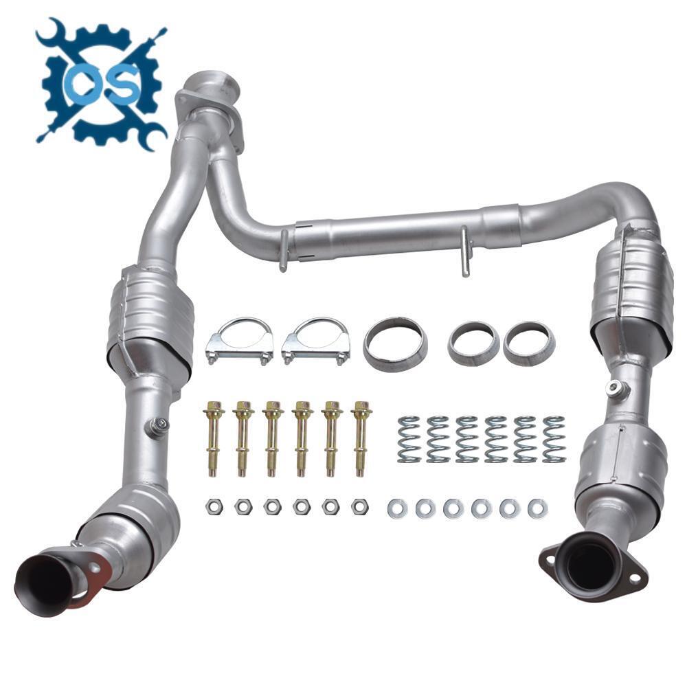 Catalytic Converter Set For 2003 - 2004 Ford Expedition 5.4L LH and RH Side