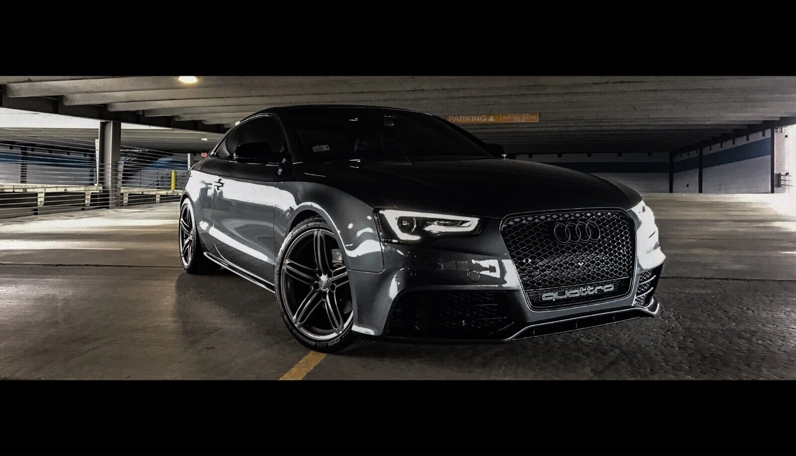 AUDI RS5 STYLE B8.5 FRONT BUMPER FOR A5/S5  FULL SET INCLUDED