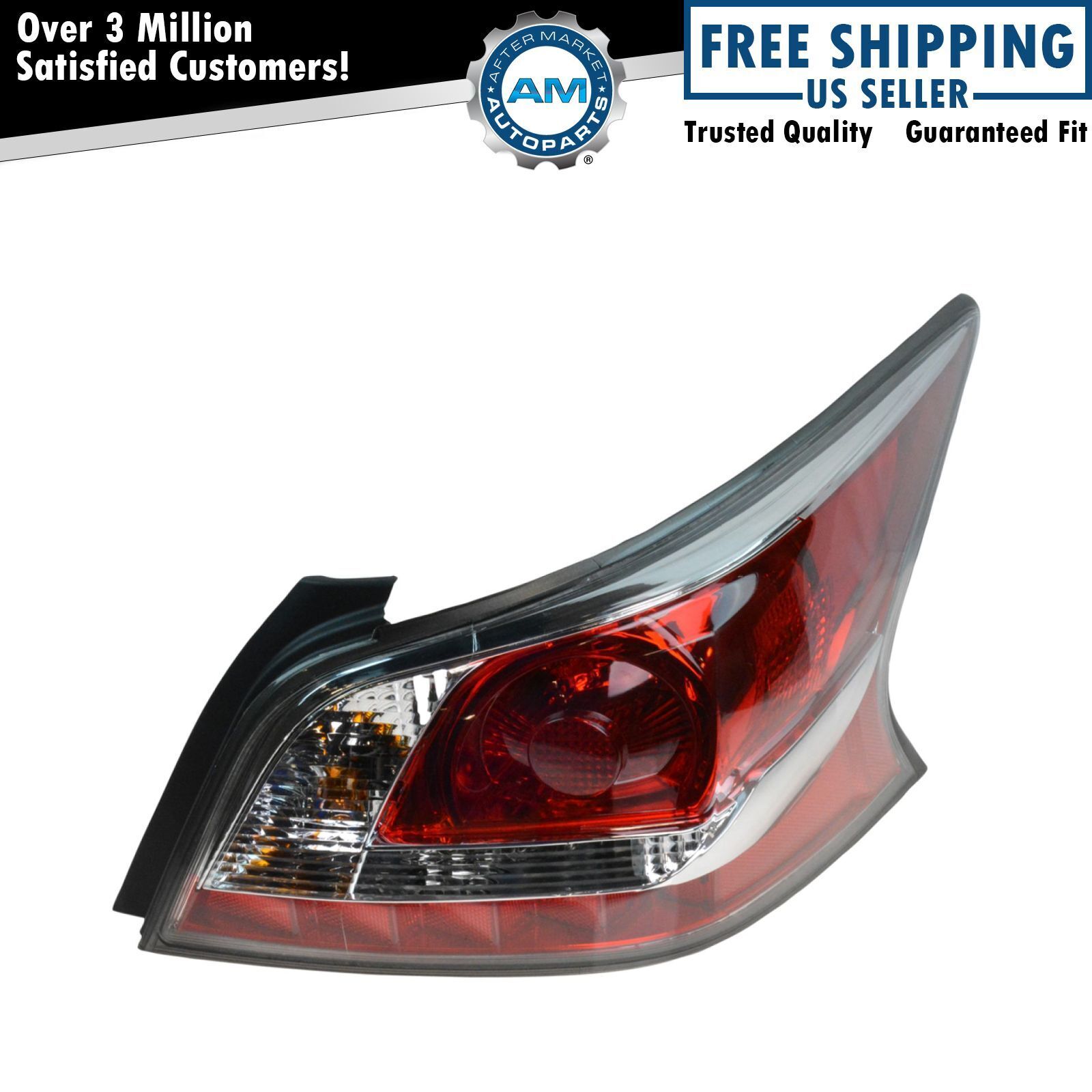 Right Tail Light Passenger Side Taillamp w/o LED For 2014-2015 Nissan Altima