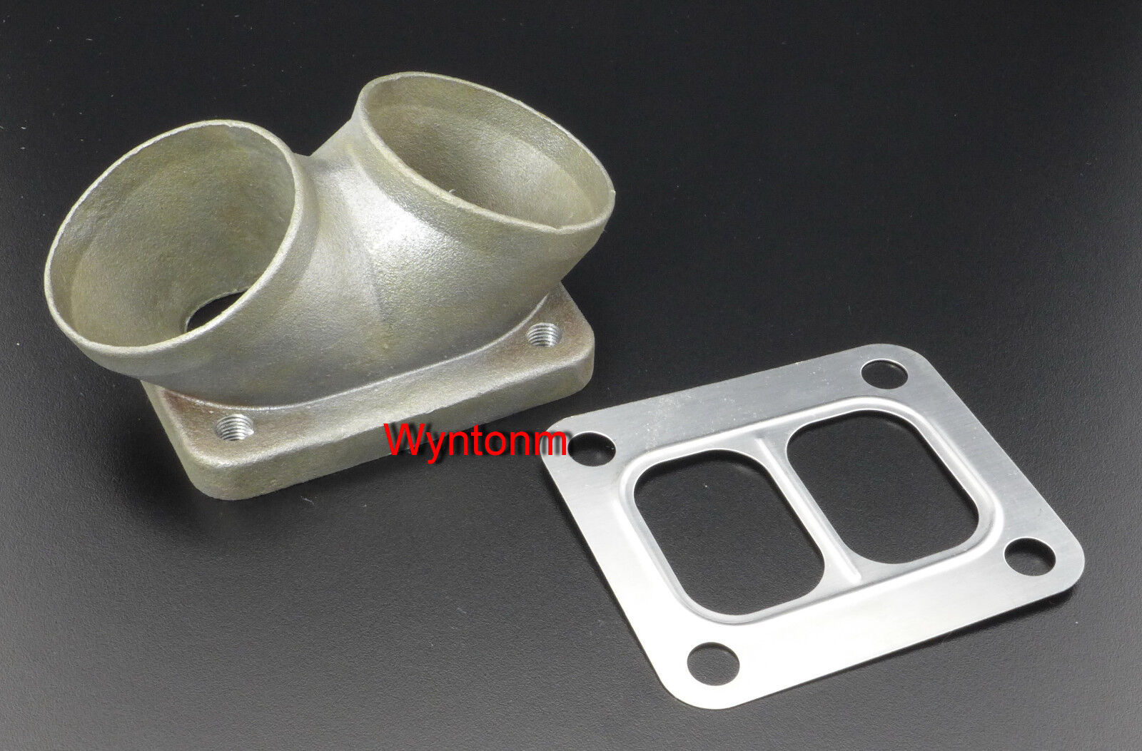 T4 Divided Turbo Inlet FLANGE Twin 2.5\