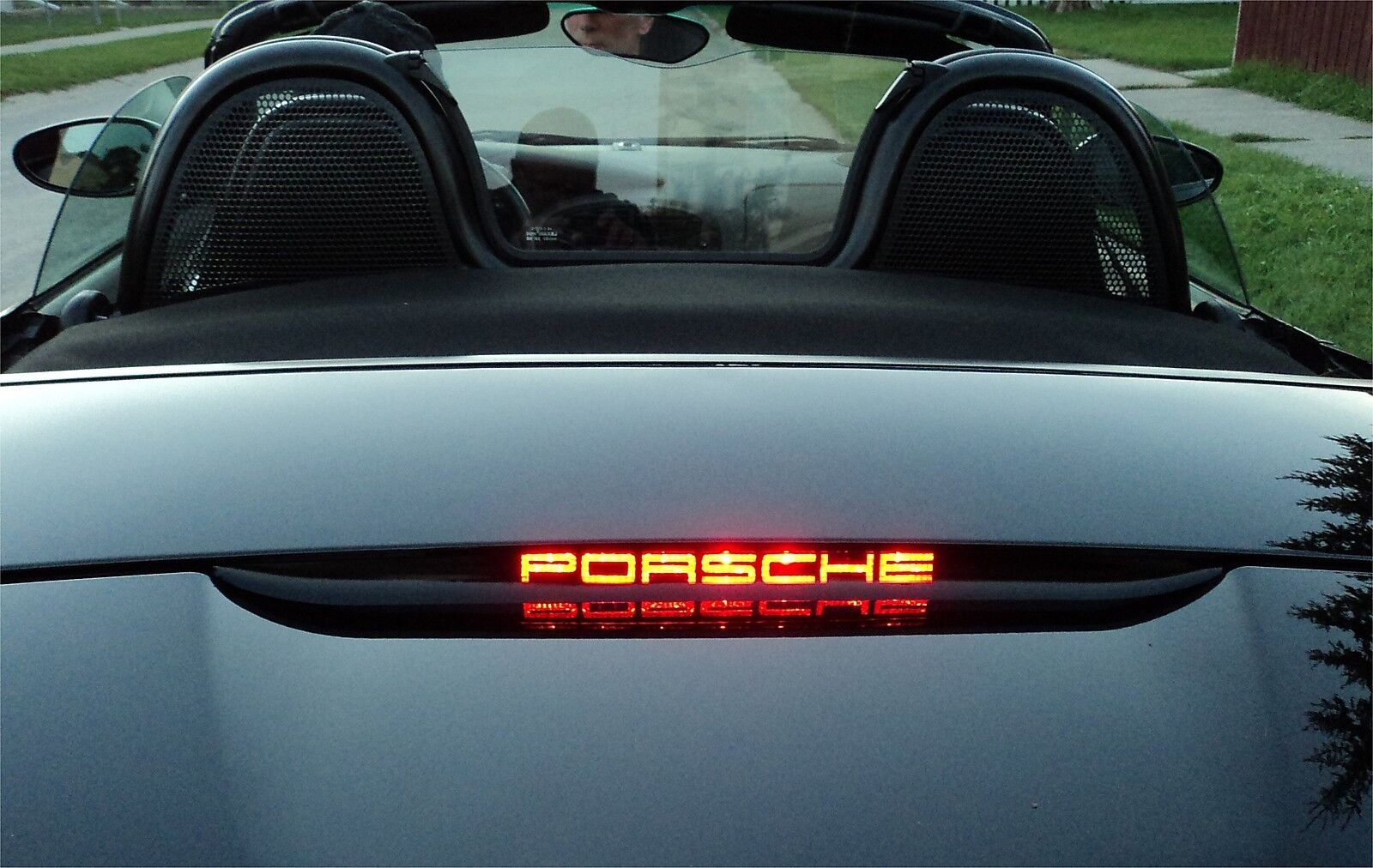 Porsche Boxster 986 S 3rd brake light decal overlay 97 98 1999 00 01 02 03 04