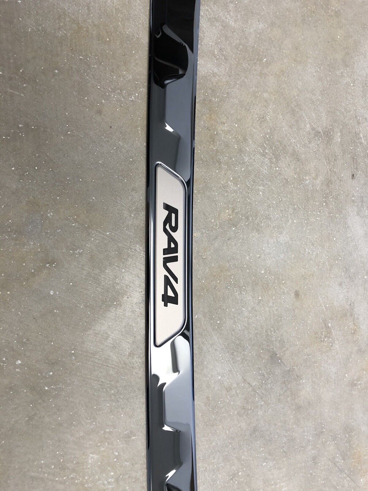 2019-2023 Toyota RAV4 Rear Bumper Protector Black High Grade PVD Coating Quality