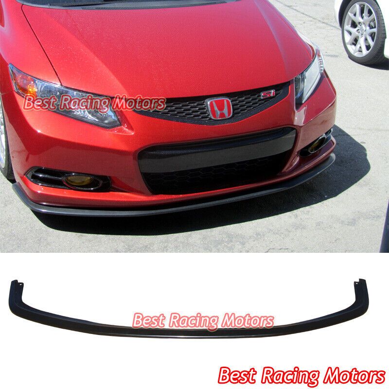 For 2012-2013 Honda Civic 2dr Aero Style Front Bumper Lip (Urethane)