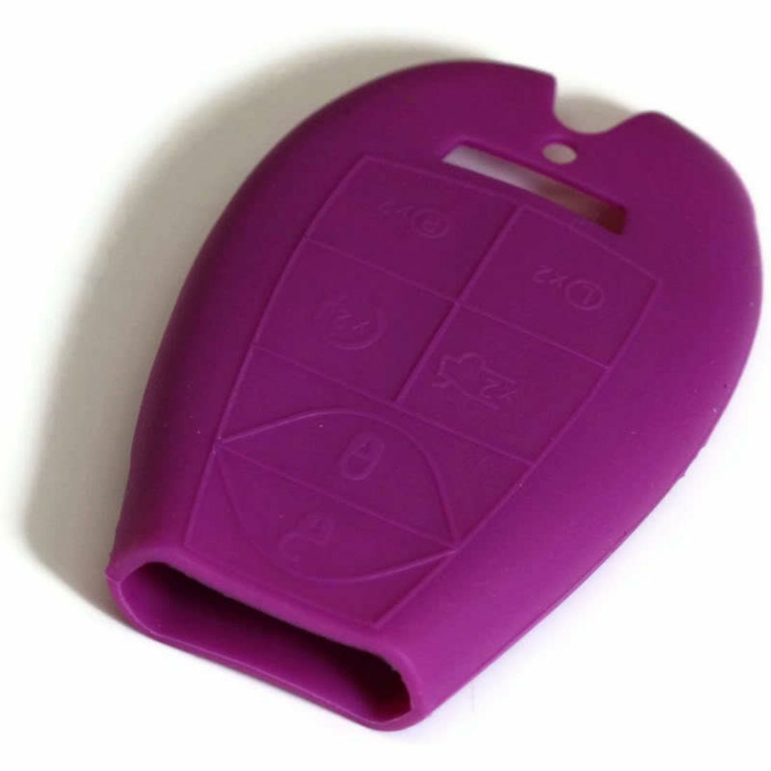 Purple Silicone Key Fob Cover for Dodge most models 3 Buttons - KFC.DDGA66.PUR
