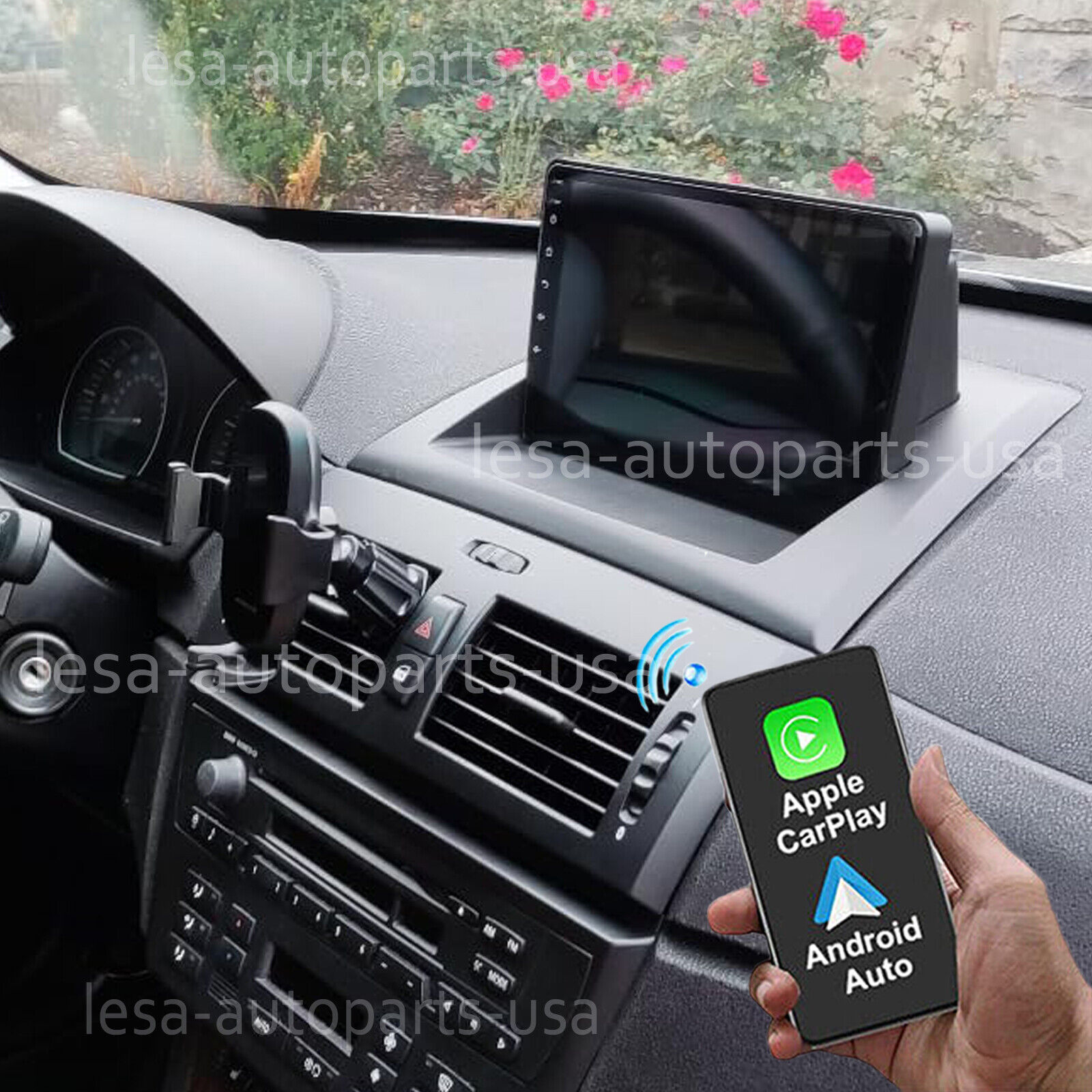 Android 13 For BMW X3 2004-2012 Wifi Car Stereo Radio CarPlay GPS Navi w/ Camera