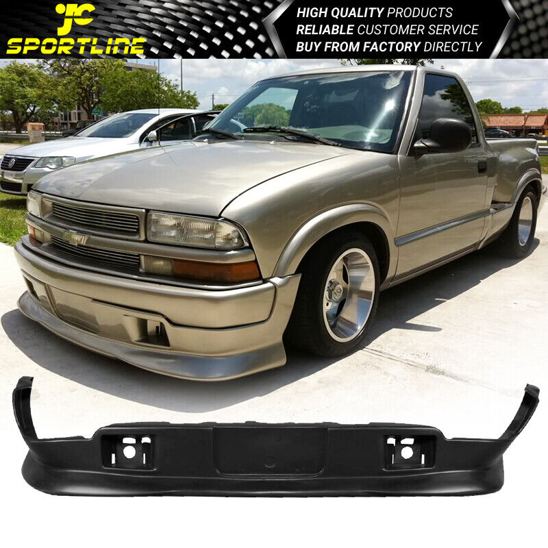 Fits 98-04 Chevy S10 GMC Extreme Xtreme Style Front Bumper Lip Spoiler - PU
