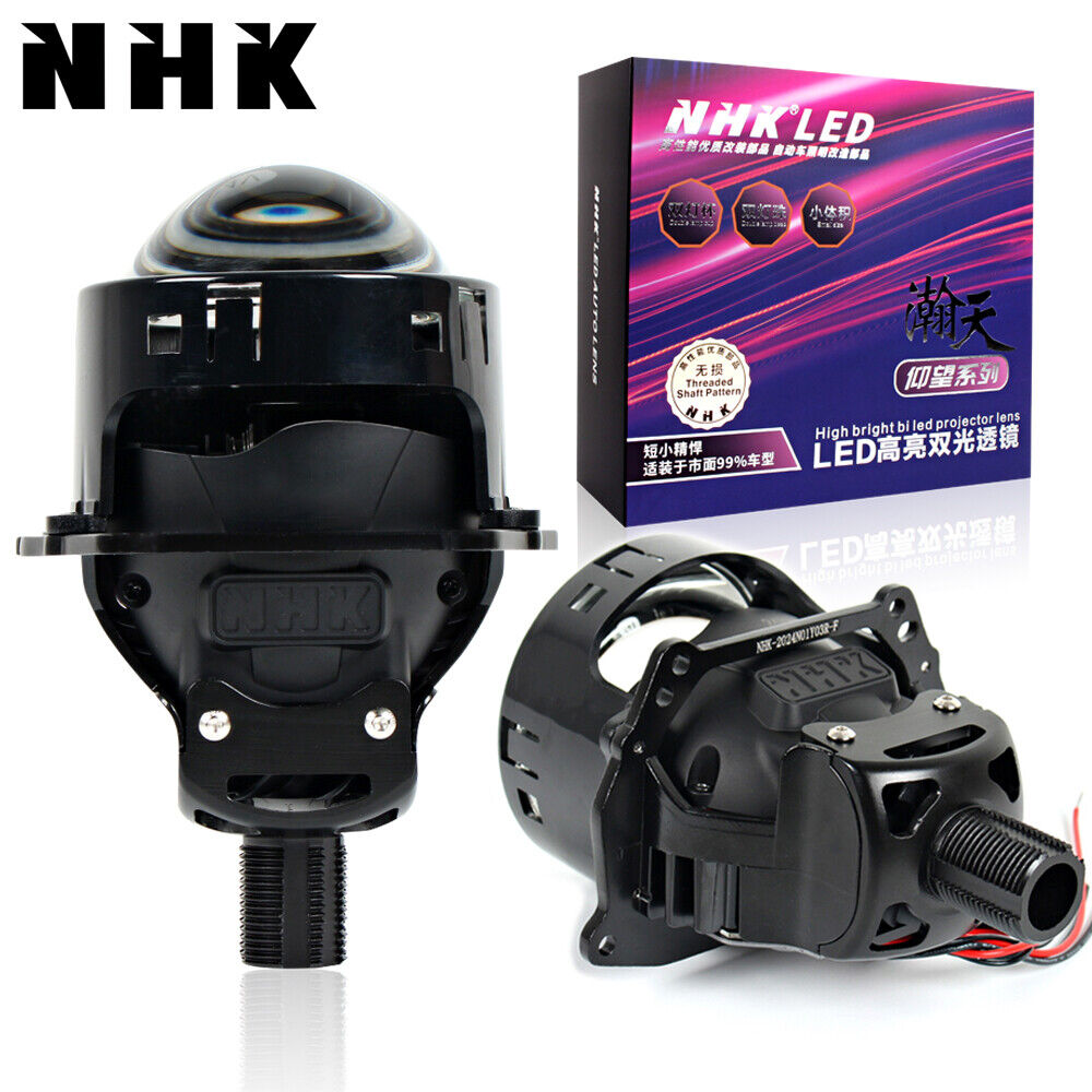 NHK MIni Bi LED Projector Lens 3.0'' Headlight 6000K Universal Retrofit LHD RHD