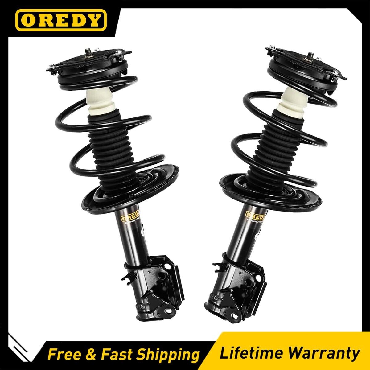 Pair Front Complete Struts for 2013 2014 - 2018 Nissan Altima Shock Absorbers