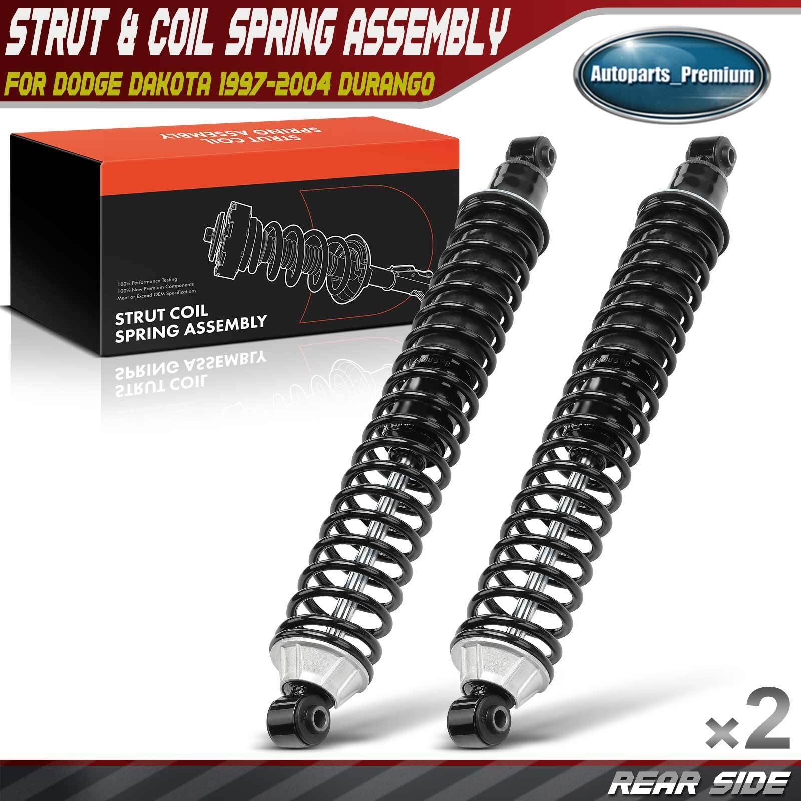 Rear Left & Right Complete Strut & Coil Spring Assembly for Dodge Dakota Durango