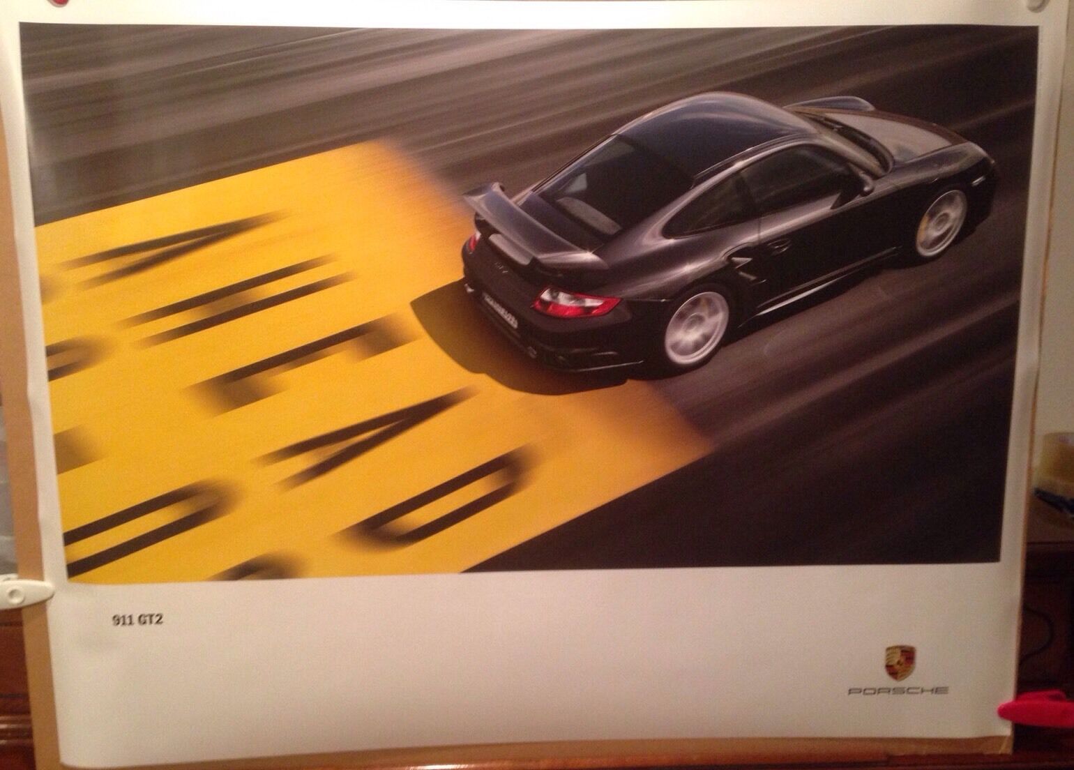 Porsche 911 GT2 Street Factory Car Poster Out of Print . Own It