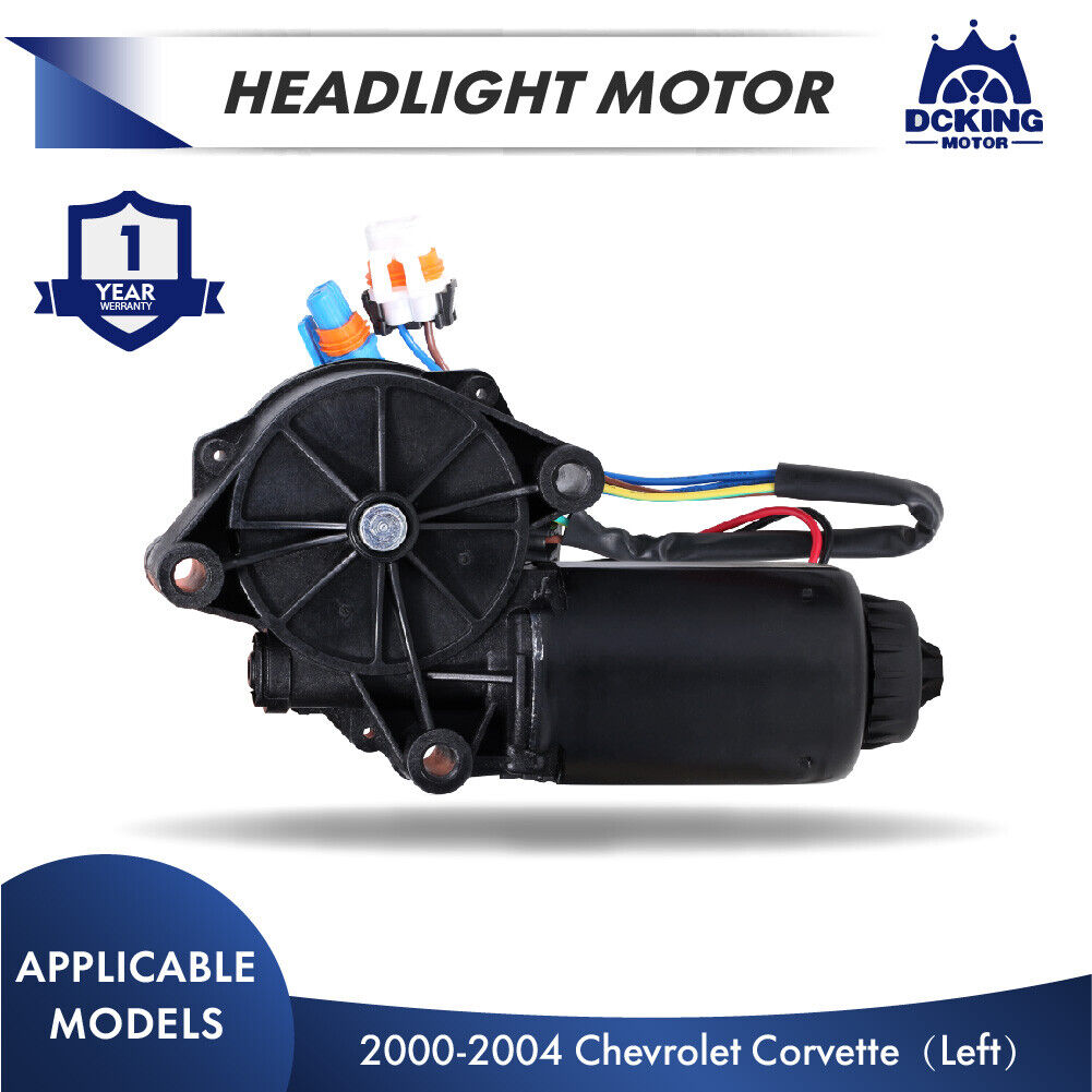 Headlight Headlamp Motor For Chevrolet Corvette C5 2000-2004 Left Side 10351401