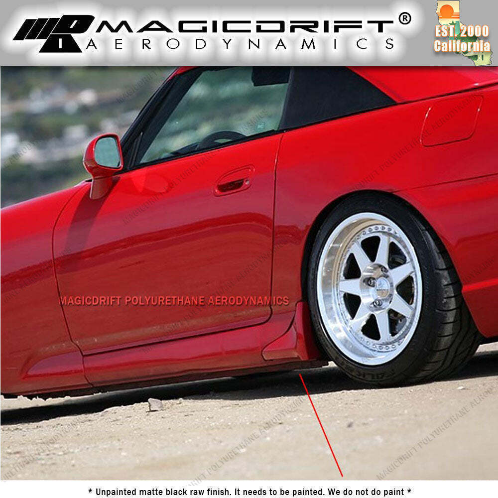 For 2000-2009 HONDA S2000 S2K AP1 AP2 OE STYLE SIDE SKIRTS SILL STRAKES CORNERS