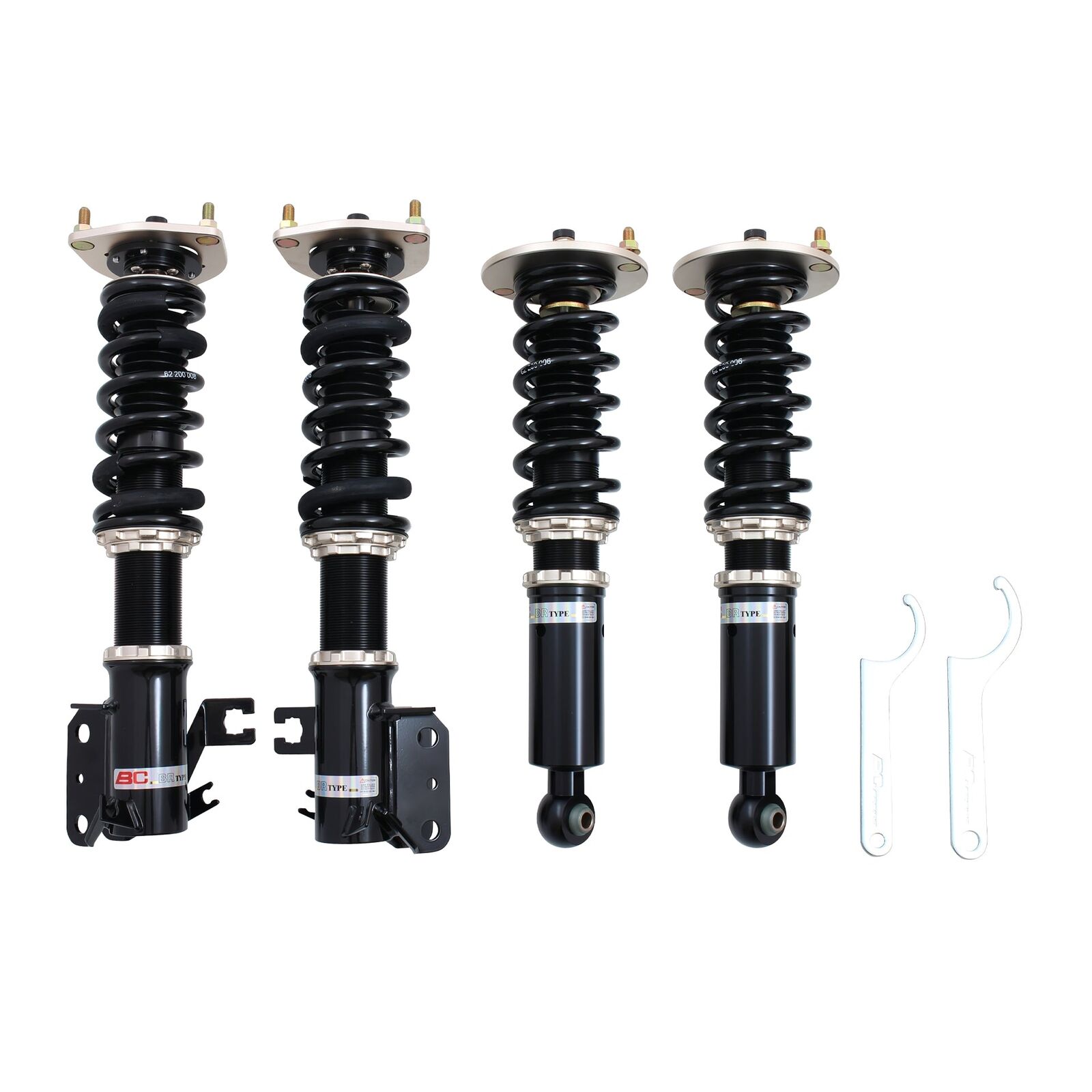 BC Racing Q-17 BR Coilovers Suspension Lowering Coils for 16-24 Chevrolet Camaro
