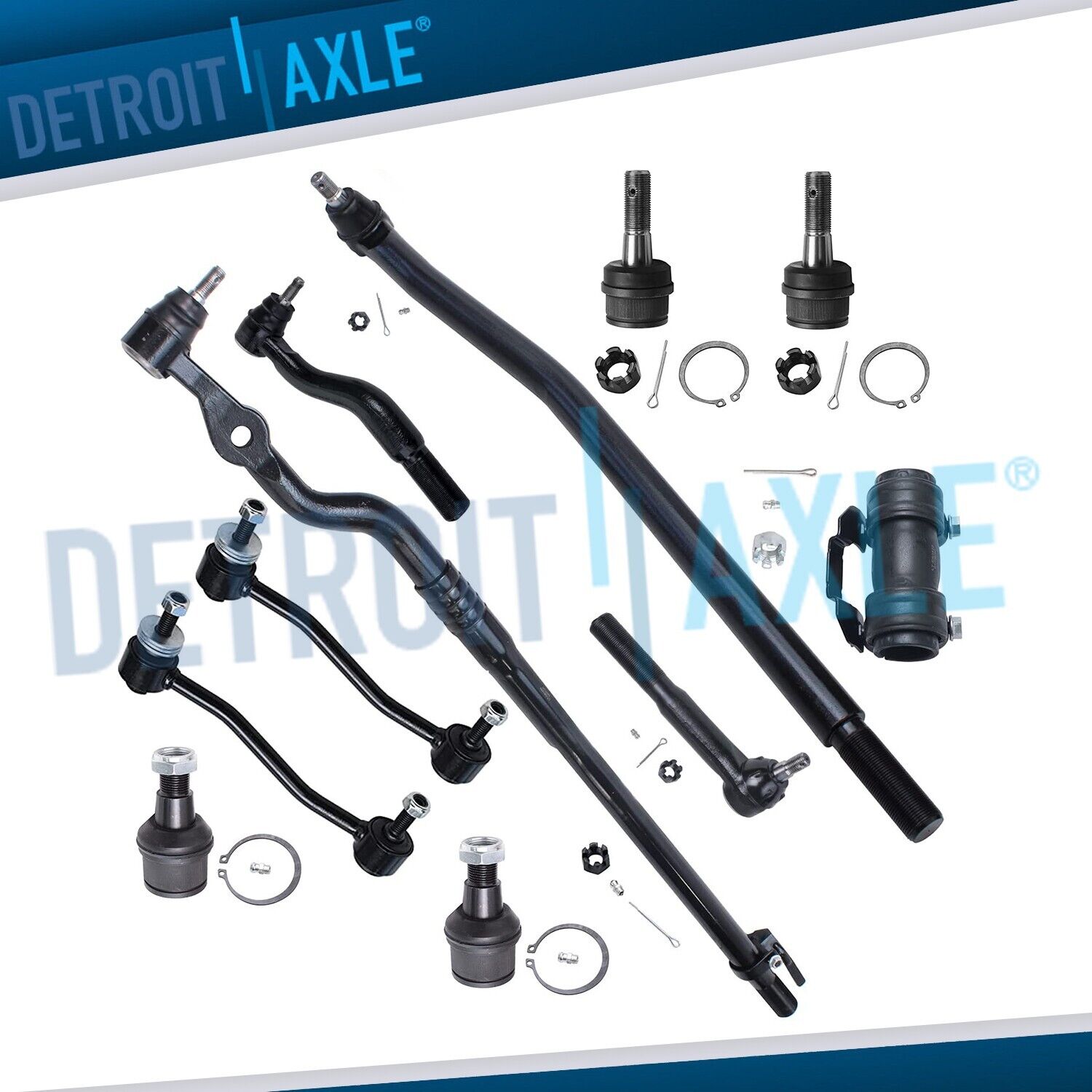 New 11pc Complete Front Suspension Kit for 1999 Ford F-250 F-350 Super Duty