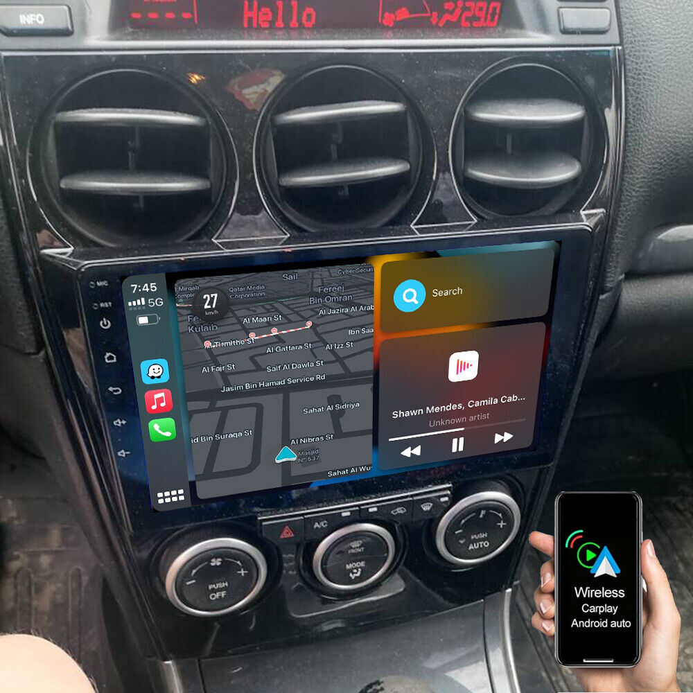 For Mazda 6 2003-2008 Android 13.0 Car Radio Stereo Player GPS Navi WiFi CarPlay