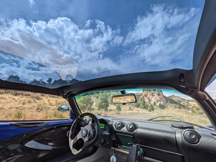Lotus Elise Exige Tesla Roadster Hard Top Clear Visium Roof Transparent Pano S 2