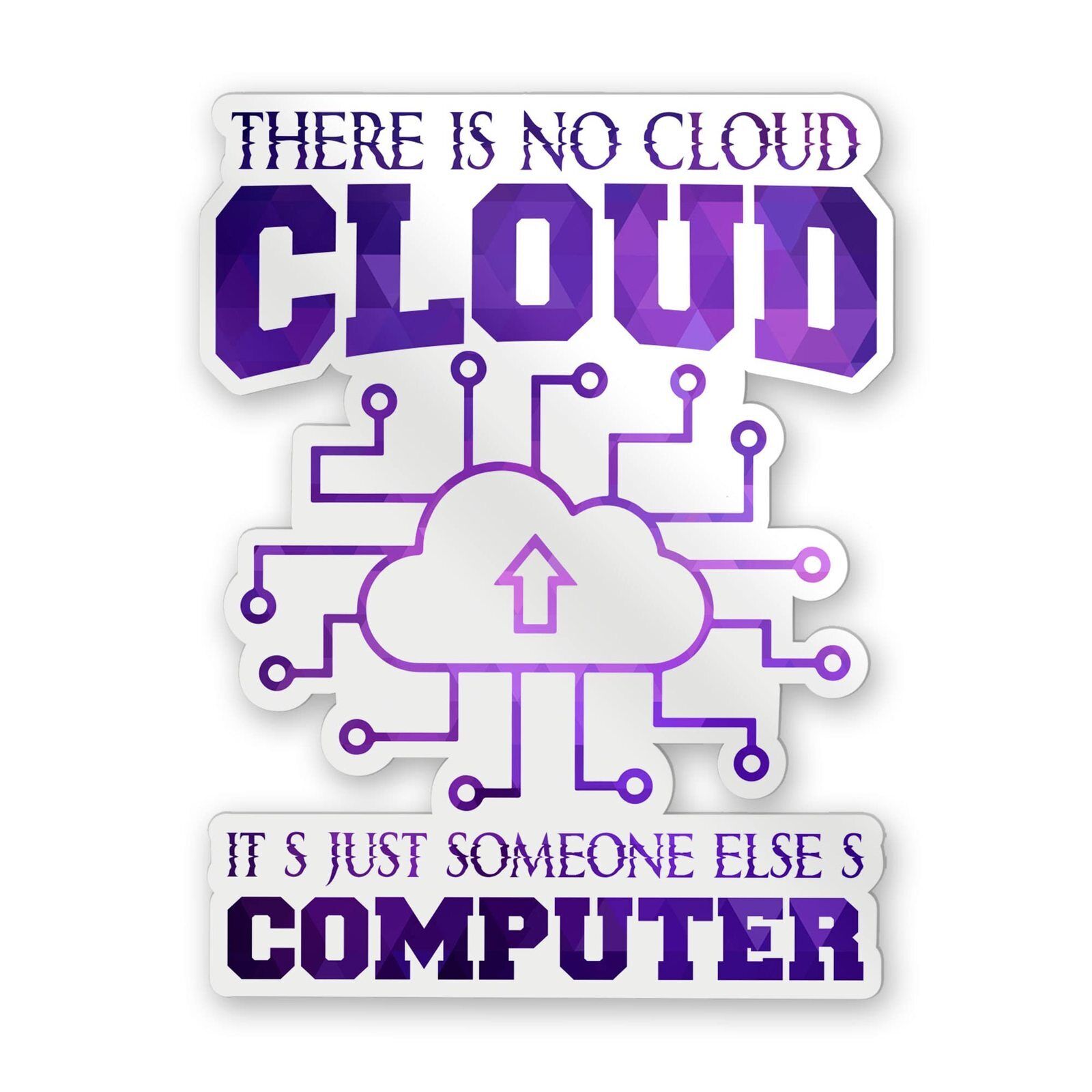 CVHoming Sticker, There is No Cloud It S Just Someone Else's Computer Stickers, 