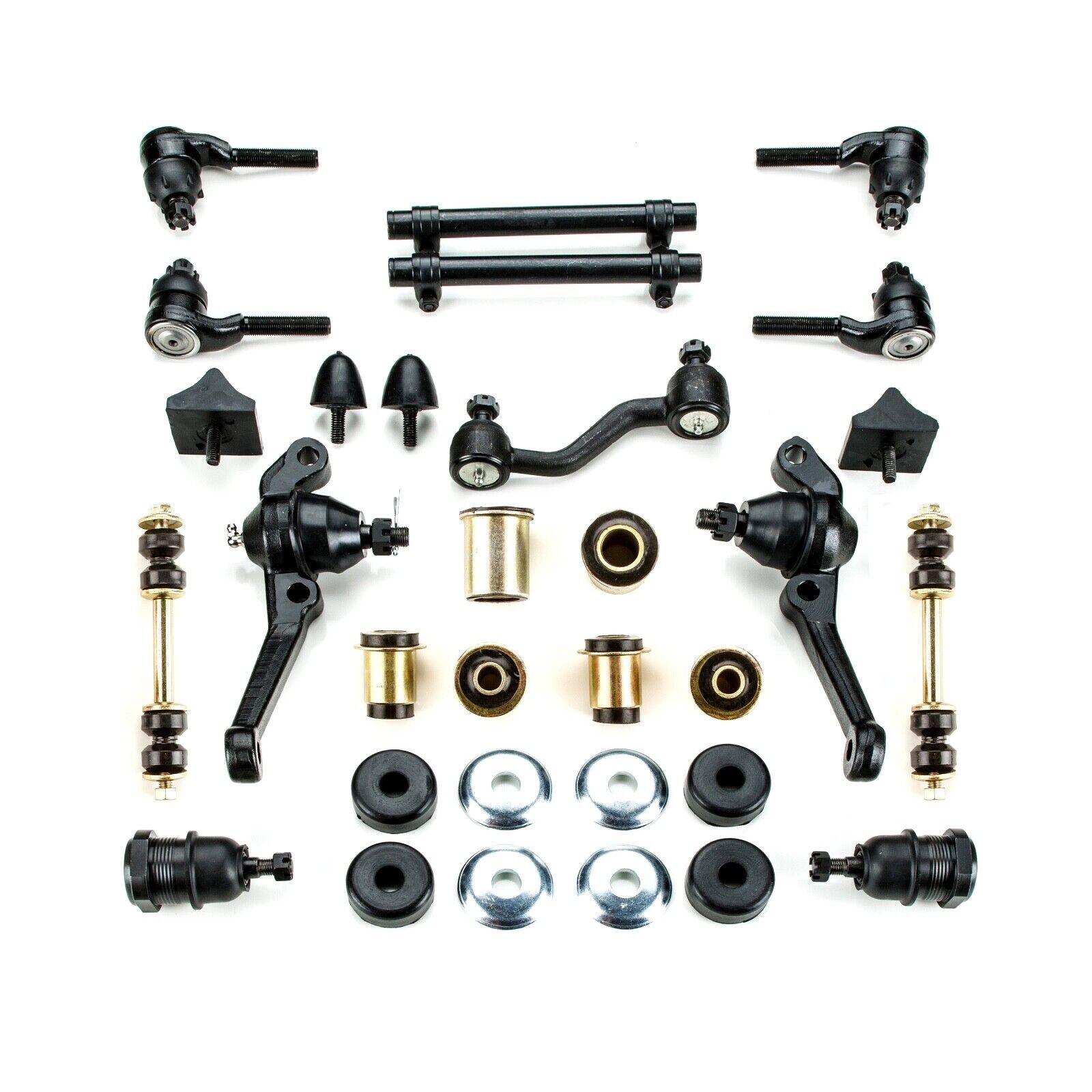 Black Poly Front Suspension Master Kit Fits 1964 - 1966 Plymouth Barracuda Drum