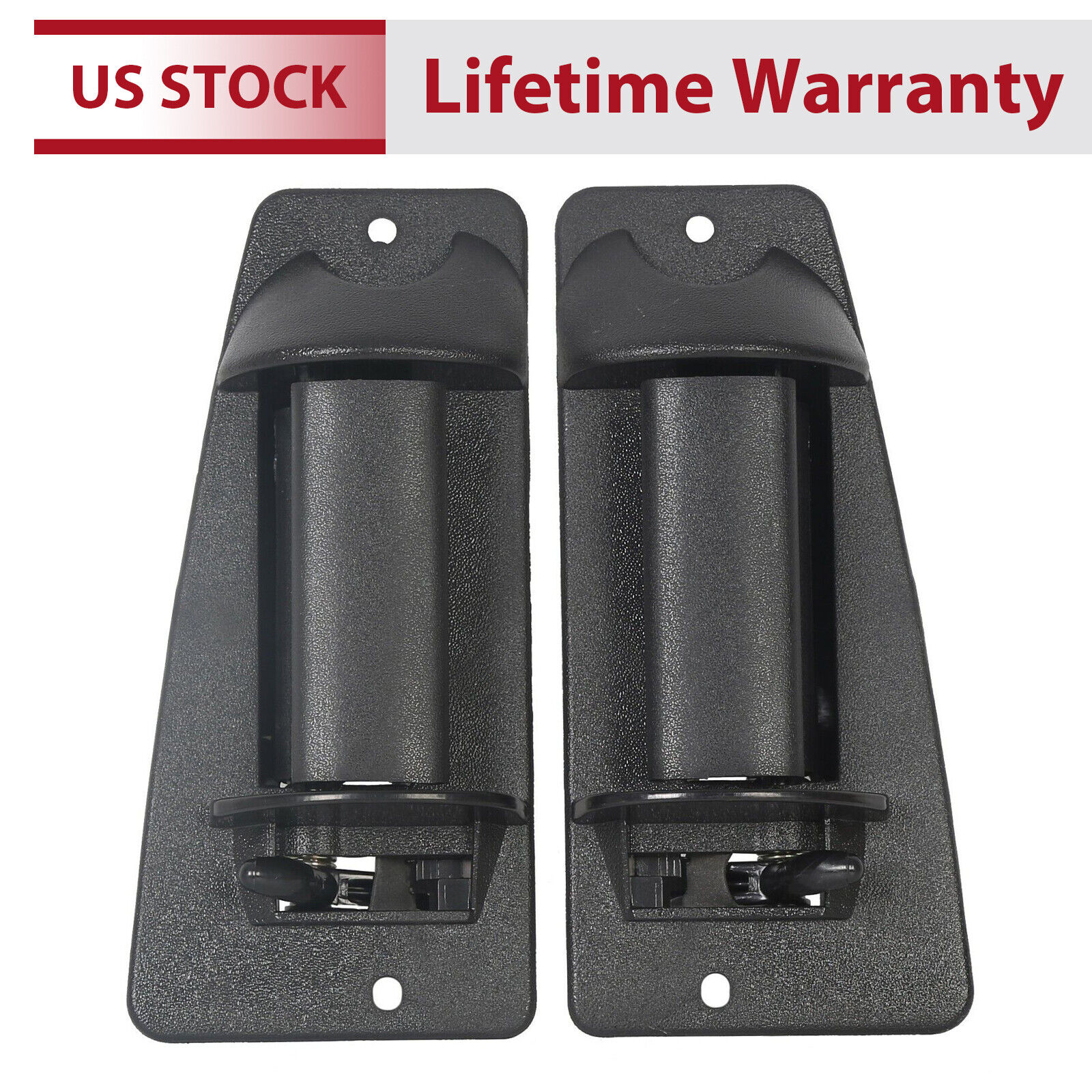 Pair Rear Outside Door Handle for 99-07 Chevy Silverado GMC Sierra Extended Cab