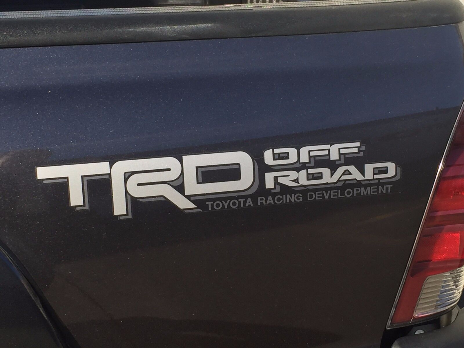 Toyota Tacoma TRD Off-Road bedside decal Silver/Gray PT211-TT980-28 Genuine OEM