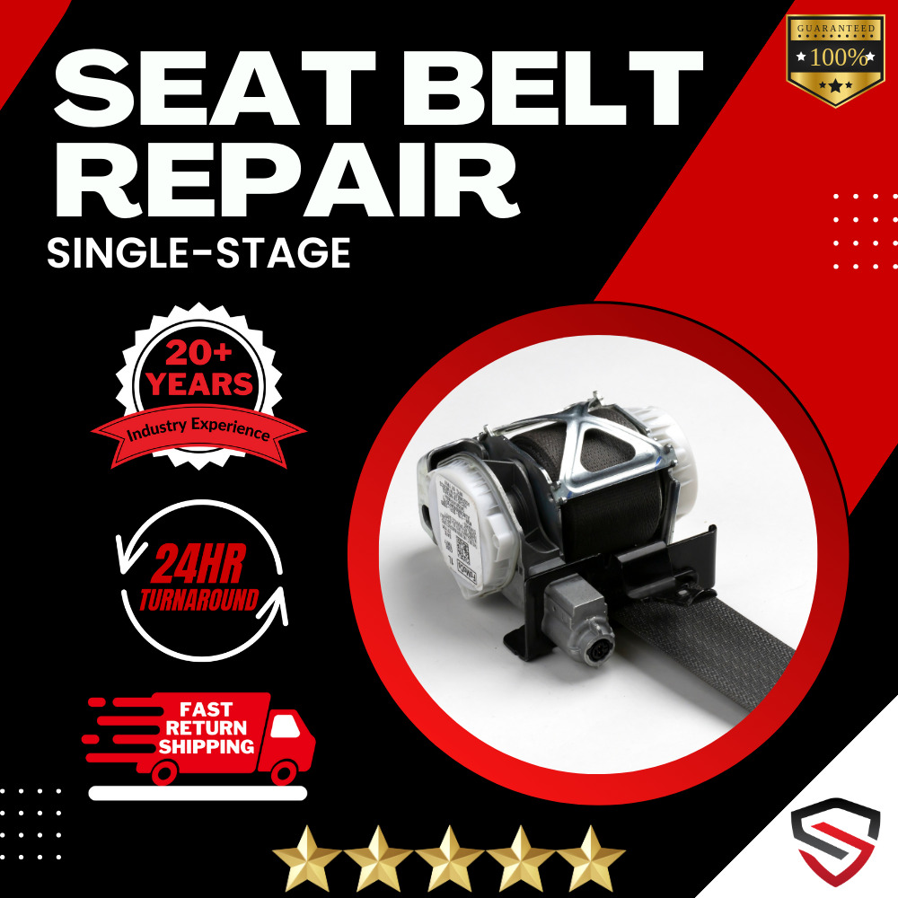 MERCEDES-BENZ CL55 AMG SINGLE STAGE SEAT BELT REPAIR SERVICE - FOR MERCEDES CL55