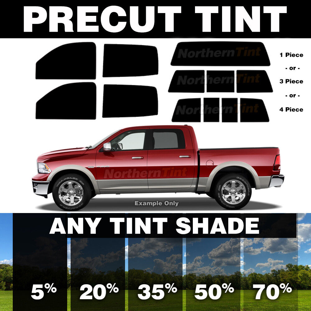 Precut Window Tint for Dodge Ram 2500 Mega Cab 06-07 (All Windows Any Shade)