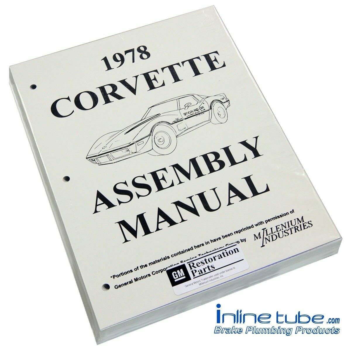 1978 Chevrolet Corvette  Factory Assembly Rebuild Instruction Manual Book