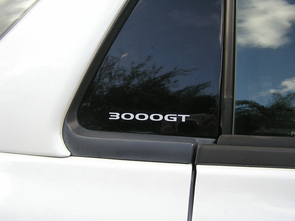 New Mitsubishi 3000GT Logo Decal Pair 4\
