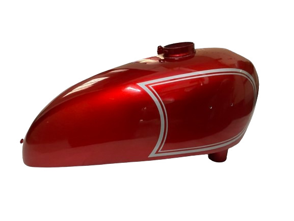 NORTON P11 N15 MATCHLESS G15 G80CS SCRAMBLER COMPETITION RED FUEL TANK/FIT FOR