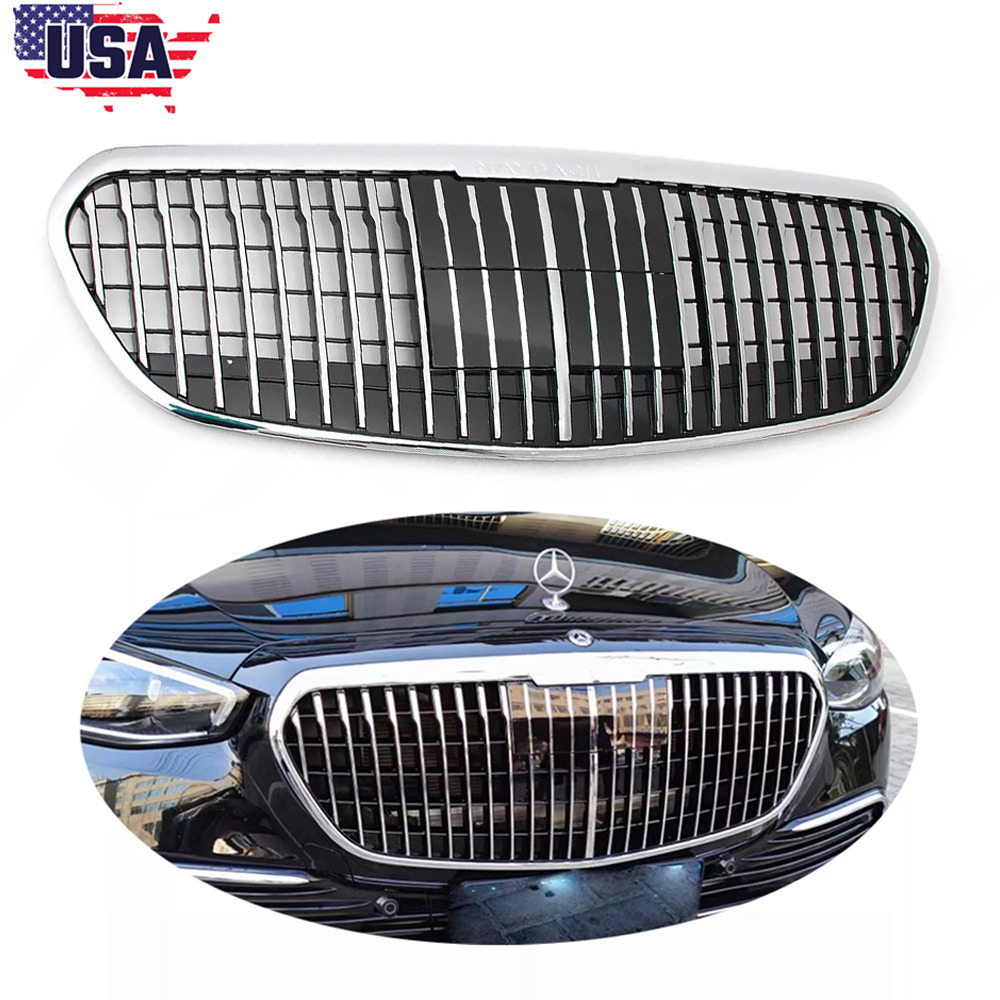New Chrome S680 Maybach Grille with ACC for Mercedes Benz W222 S class 2022-2024