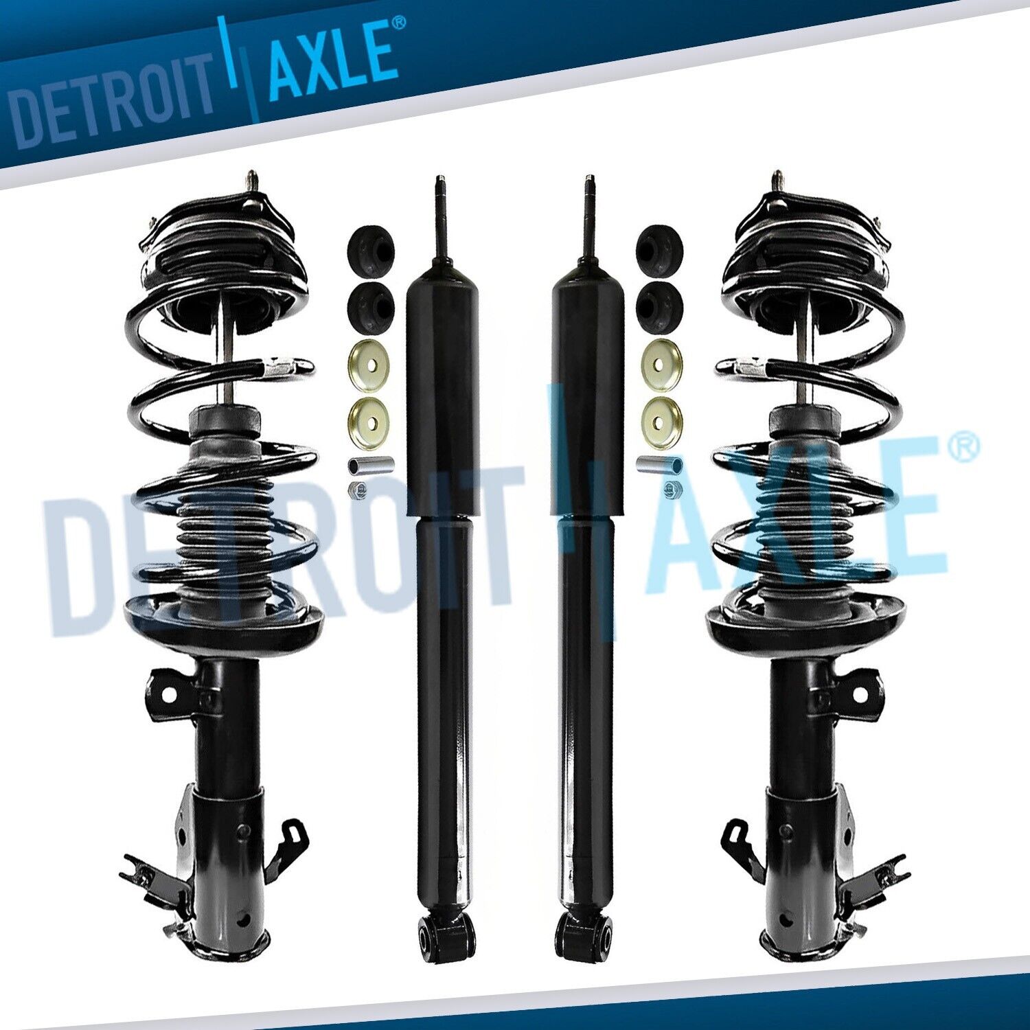 Front Struts w/Spring Rear Shock Absorbers for 2012 2013 2014 2015 Honda Civic
