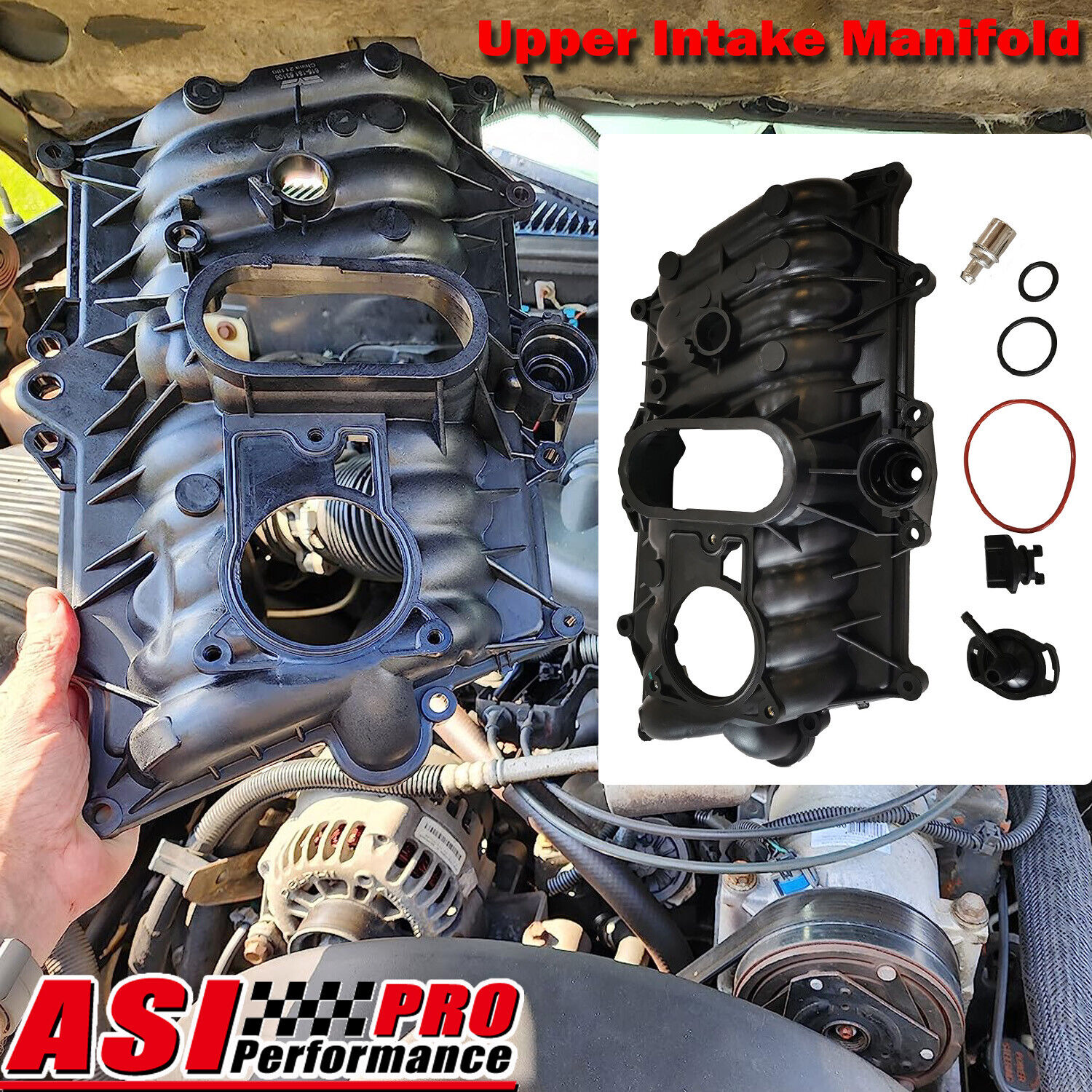 Upper Intake Manifold fit 96-02 Chevy GMC C/K 1500 2500 Tahoe Yukon 5.0 5.7L