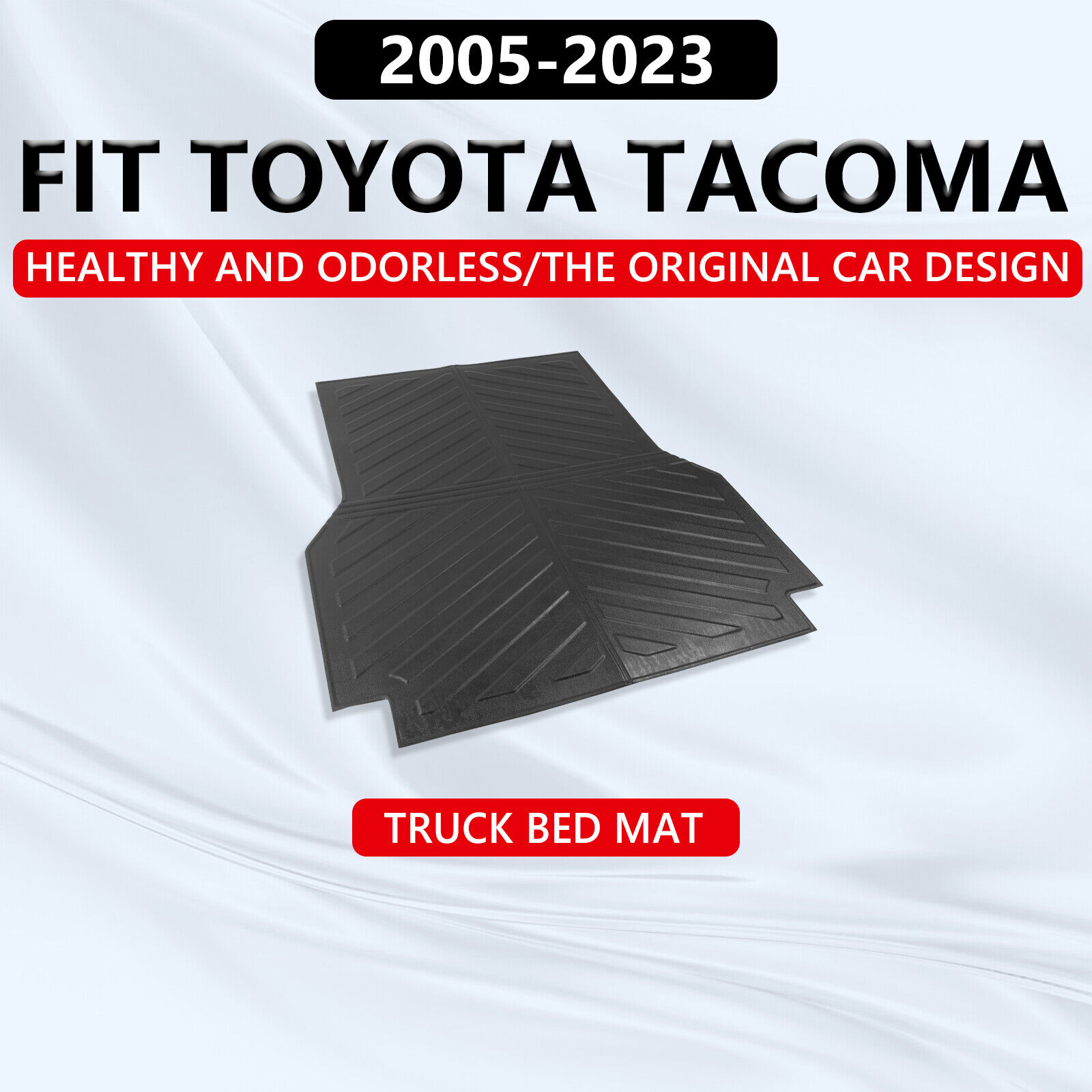 For 2005-2023 Toyota Tacoma Floor Mats Bed Mats Trunk Bed Liners All Weather TPE