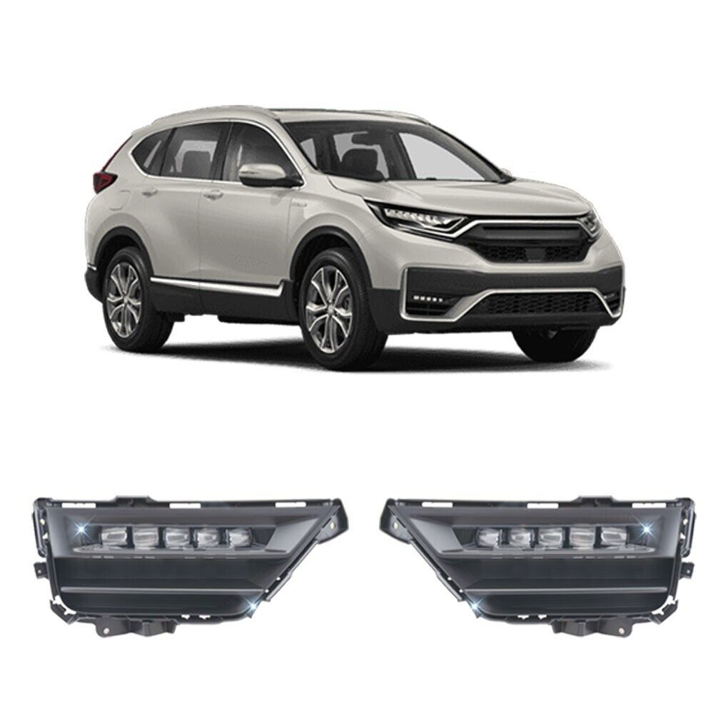 For 2020 2021 Honda CRV CR-V LED Fog Lights Lamps with Assembly Set L&R Side