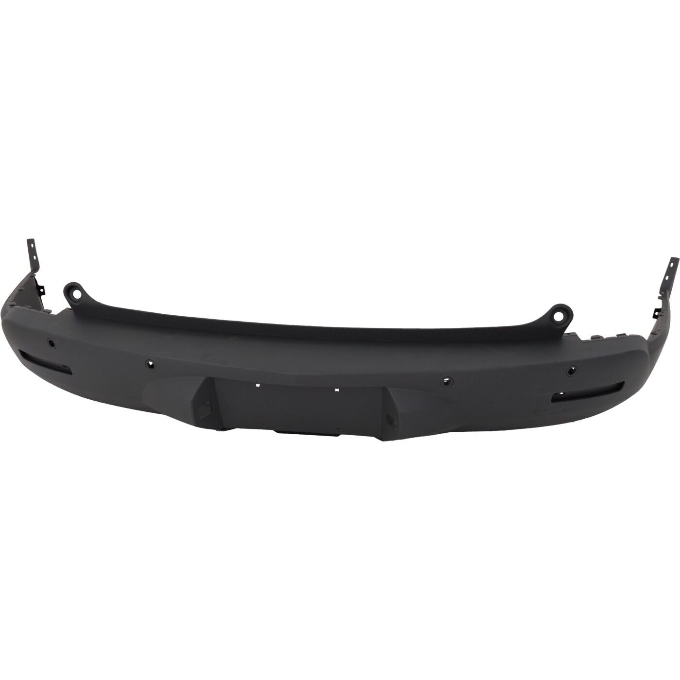 Bumper Cover For 2009-2012 Chevy Traverse Rear Plastic with Single Exhaust Hole