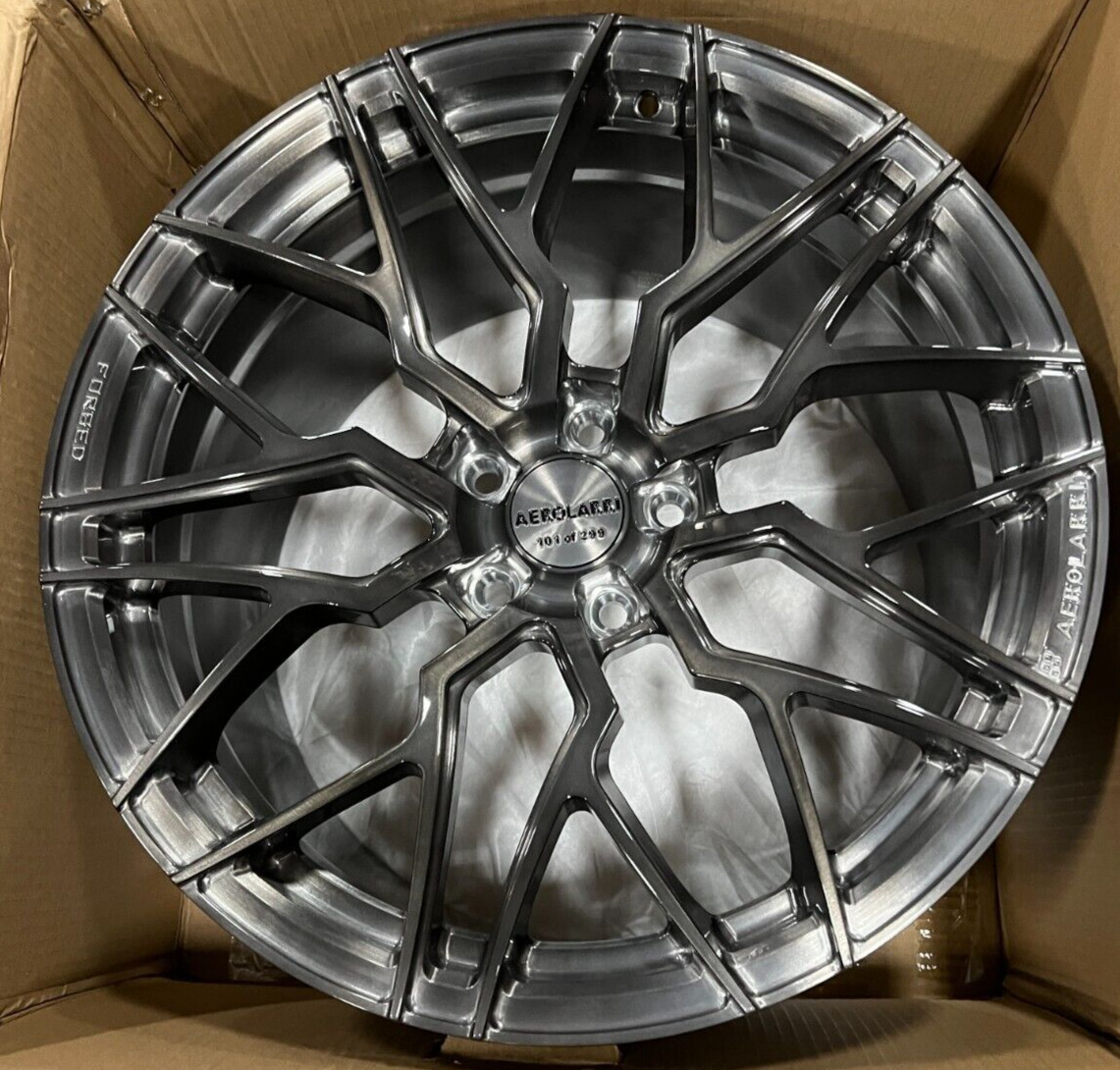 (QTY 1) Aerolarri Fusion for Corvette 8 Forged Wheel Rim 20x11.5 5x120