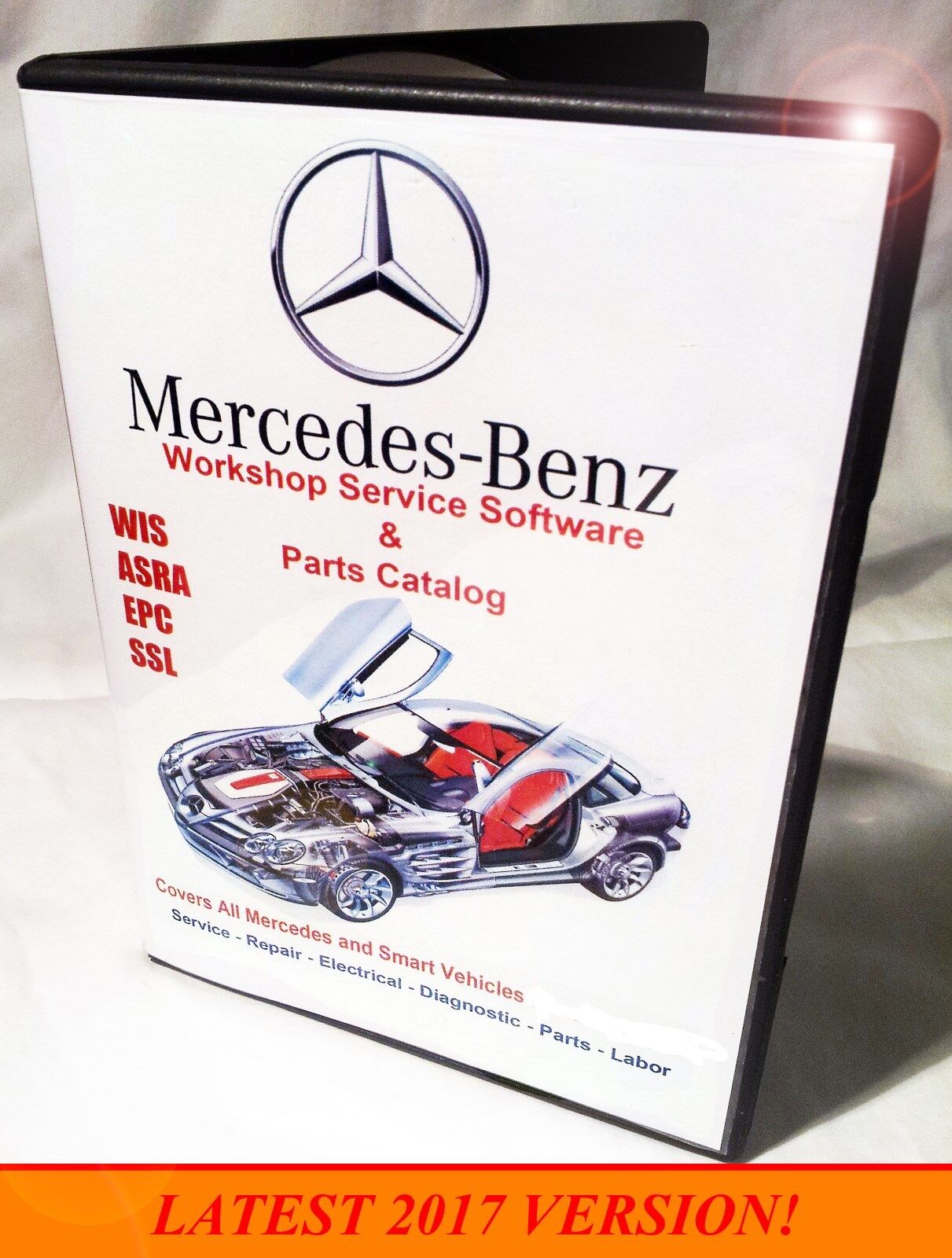 Mercedes 2017 WIS ASRA EPC Dealer Workshop Software Repair Manual Guide Program