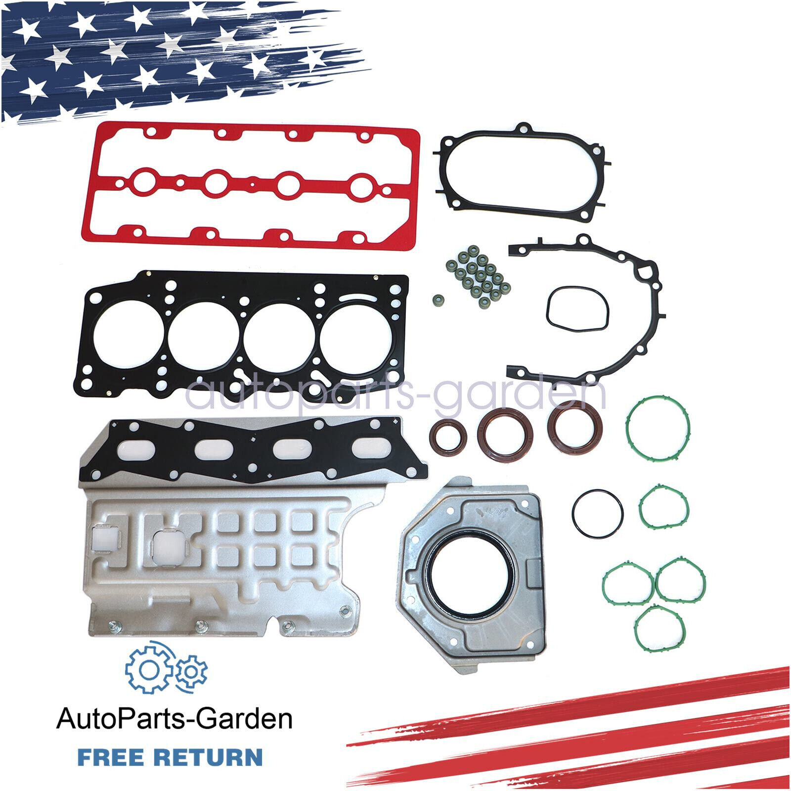 New Cylinder Head Gasket Set Fits For FIAT Abarth 500 1.4L (with head gasket)