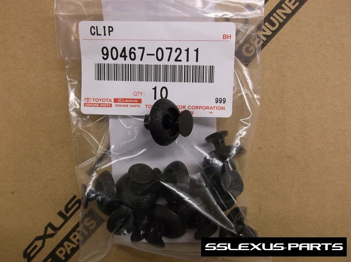 Lexus LS460 LS600HL (2007-2017) OEM Genuine Plastic ENGINE COVER CLIPS (x10)