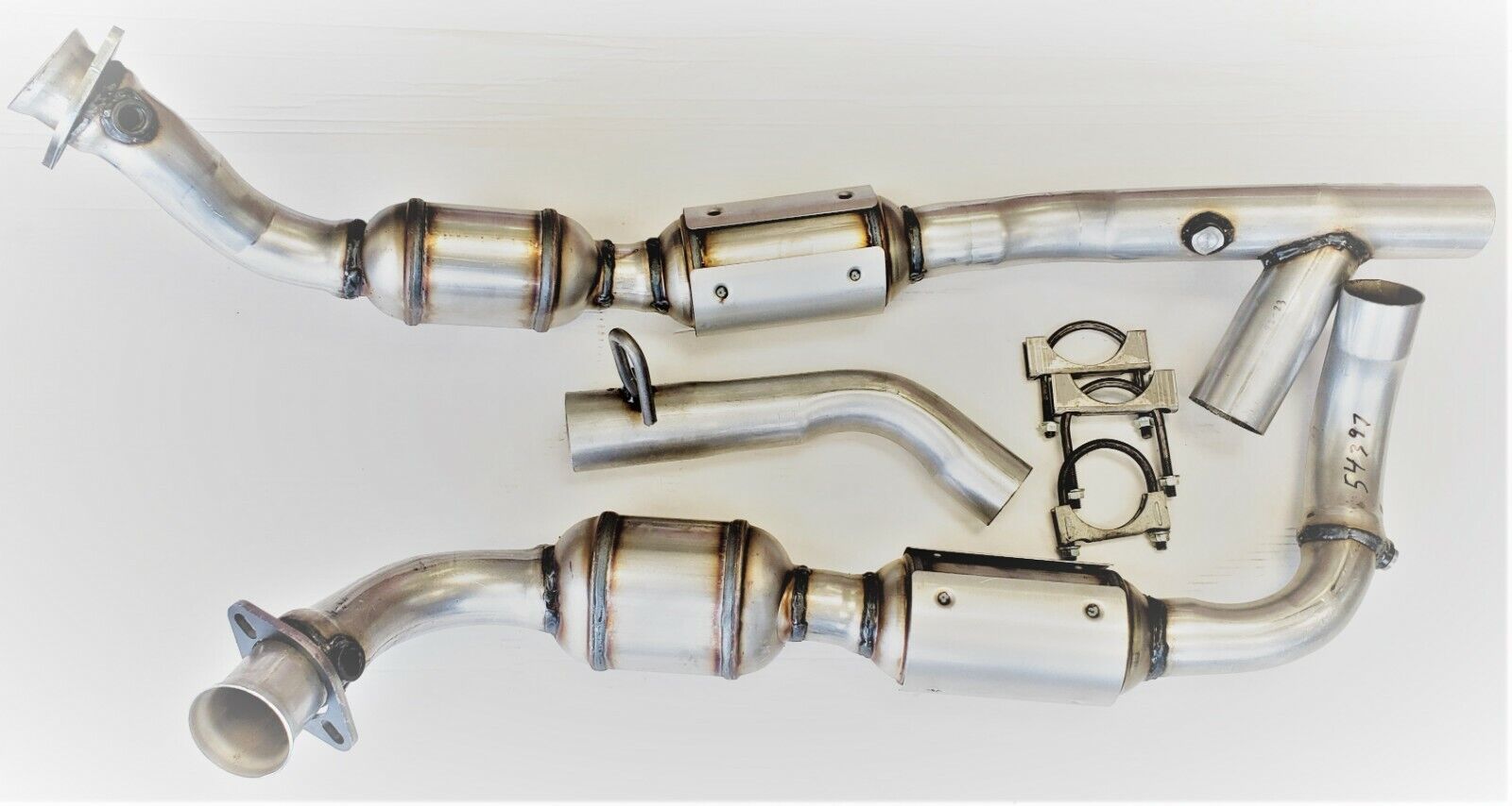 FITS: 2001-2003 Ford F-150 5.4L 4WD Catalytic Converters (left and right)