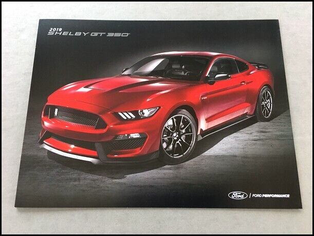 2019 Shelby Mustang GT350 GT-350 Ford Original Car Sales Brochure Folder