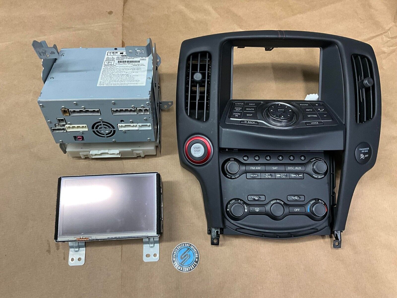 09-20 Nissan 370Z Nismo OEM Complete Navigation System Radio Media Unit Set 2018