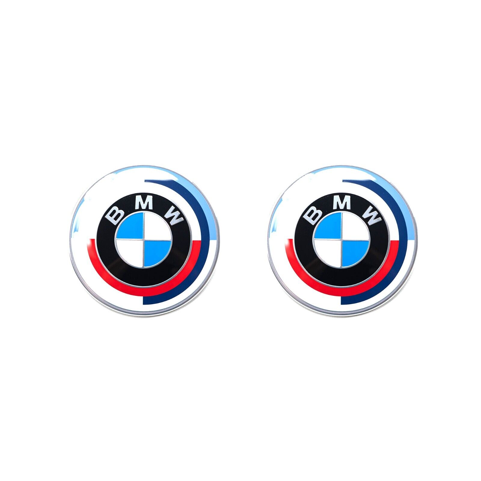 Genuine BMW G05 X5 G06 X6 F96 X6M 50 Jahre BMW M Emblem Badge Front & Rear SET