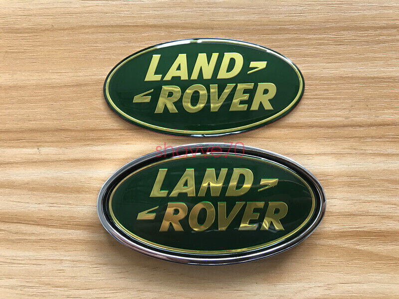 for Land Rover LR3 Discovery Freelander Grille/tail Gate Emblem Green Oval Badge